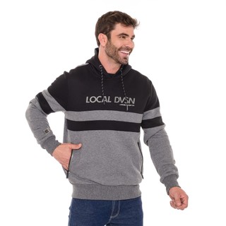 Blusa Moletom Inverno Capuz Masculina Fechado Casual Quente Trabalho