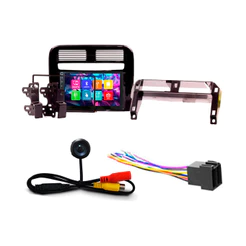 Kit Multimidia 7 Pol Punto 2008 2009 2010 2011 2012 Espelhamento Android Ios 2 Din Black Piano Duto de Ar Camera Ré
