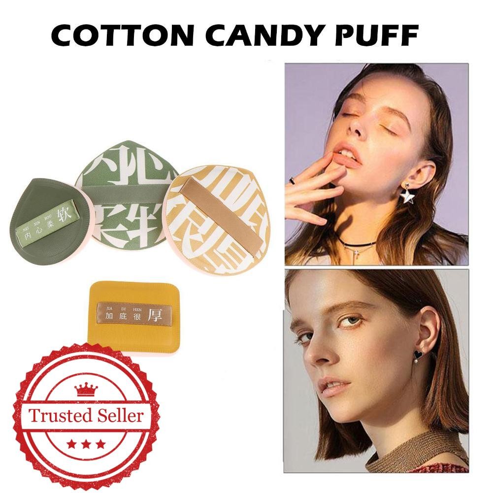 Algodão Doce Cosmético Puff Air Cushion Sponge Soft Concealer Maquiagem Puffs Pó Cosméticos Secos Y5m3