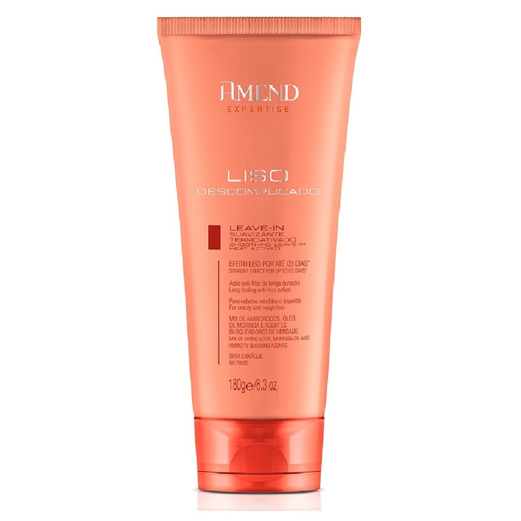 Amend Liso Descomplicado Leave-in 180g em Oferta na Shopee