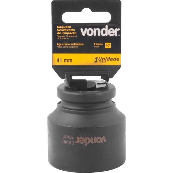 Soquete Sextavado de Impacto enc 3/4" 41mm Aço Cromo Vonder em Oferta na Shopee