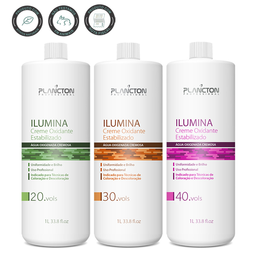 Cremes Oxidantes Estabilizados Ilumina 20, 30 E 40 - Plancton Professional