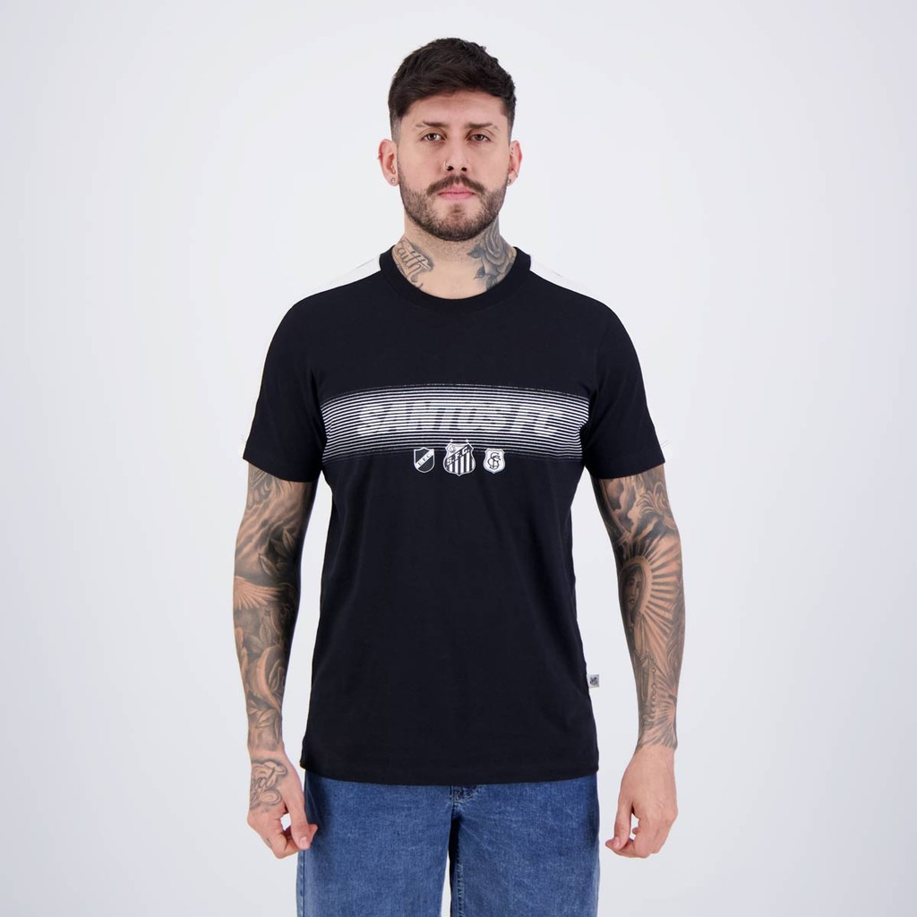 Camisa Santos FC Classic Preta - Sports & Outdoors