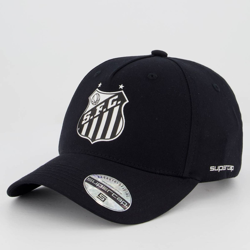 Boné Santos Americano Preto em Oferta na Shopee