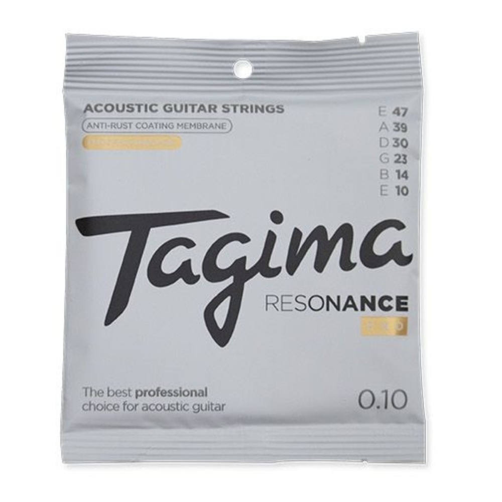 ENCORDOAMENTO TAGIMA 010 NANO COATED PARA VIOLAO DE ACO ANTI FERRUGEM