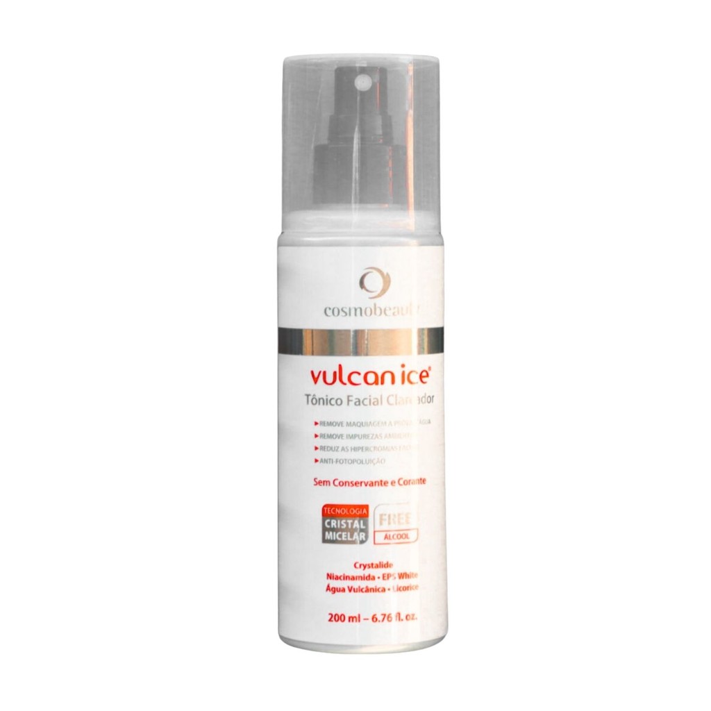 Cosmobeauty Tônico Facial Vulcan Ice 200ml
