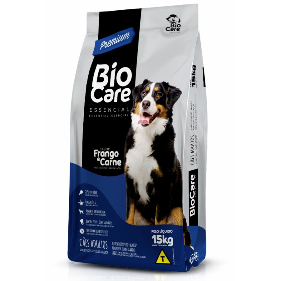 Ração BioCare BioCare Essencial - Frango e Carne 15kg
