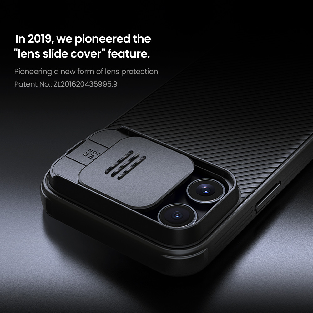 Detalhes do Nillkin CamShield Pro Capa De Telefone Magnética Para iPhone 16 Pro Proteção Deslizante De Câmera PC Rígido + TPU Traseira À Prova De Choque