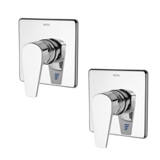 Kit 2 Acabamento Monocomando Para Chuveiro Lift 3/4" Alta E Baixa Pressão Cromado Docol em Oferta na Shopee