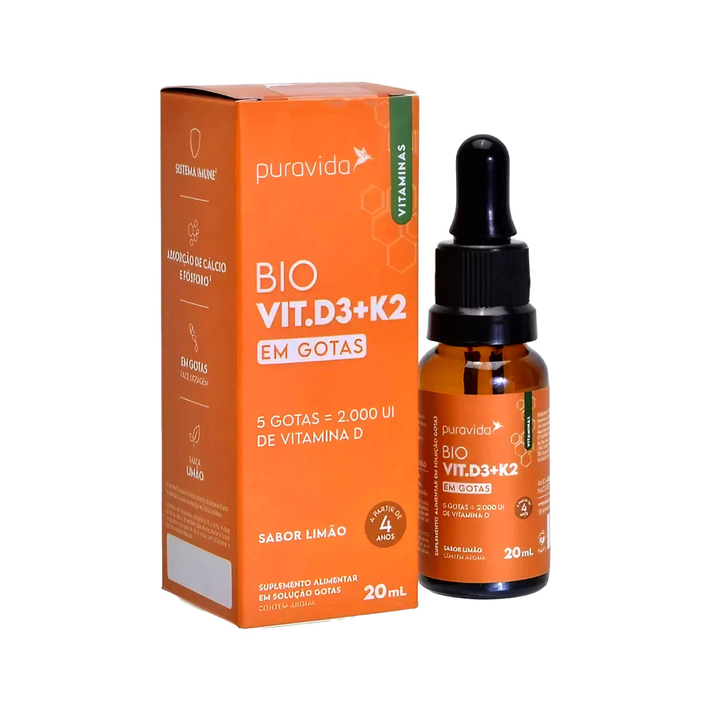 Bio Vit D3 + K2 Puravida