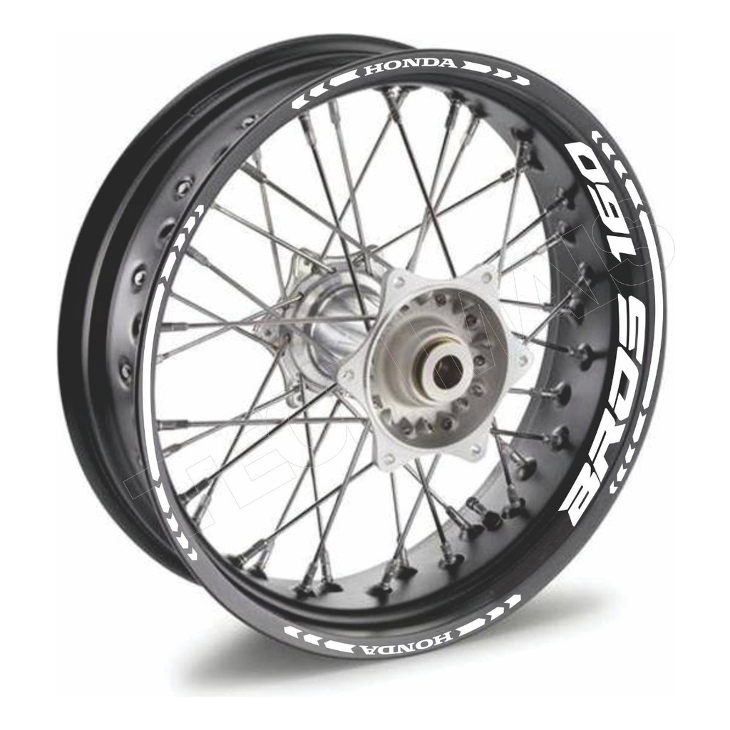 Adesivo Refletivo Roda Friso Moto Honda Bros 160 Bros 2025