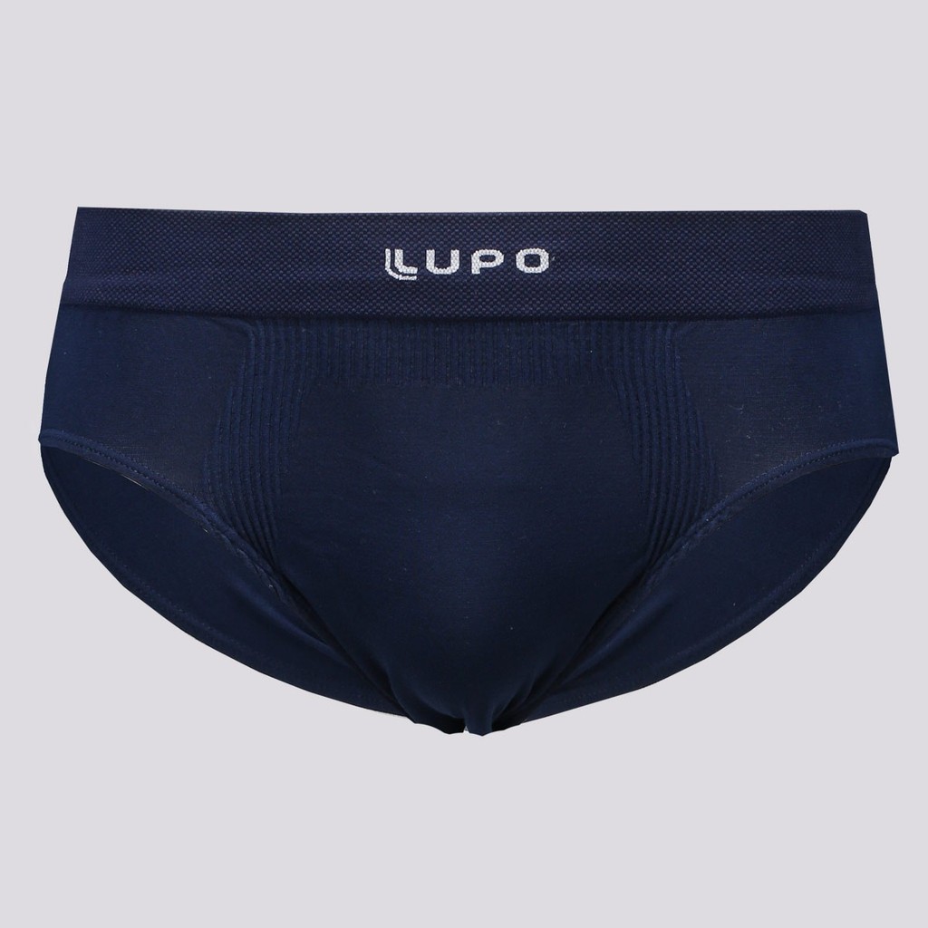 Cueca Slip Lupo Micromodal Marinho em Oferta na Shopee