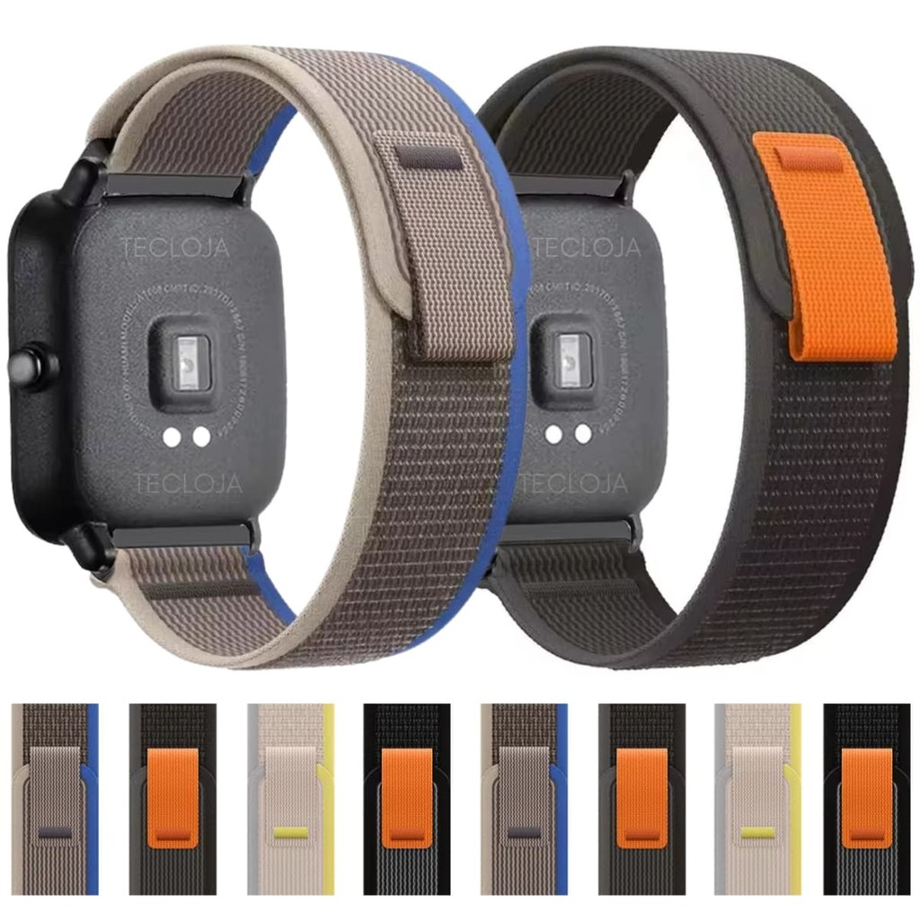 Pulseira Nylon Para Amazfit Bip, Bip Lite, Pulseira Para Amazfit Bip U, Bip U Pro, Bip 3 e 3 Pro em Oferta na Shopee