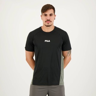 Camiseta Fila Blend Mix Preta em Oferta na Shopee