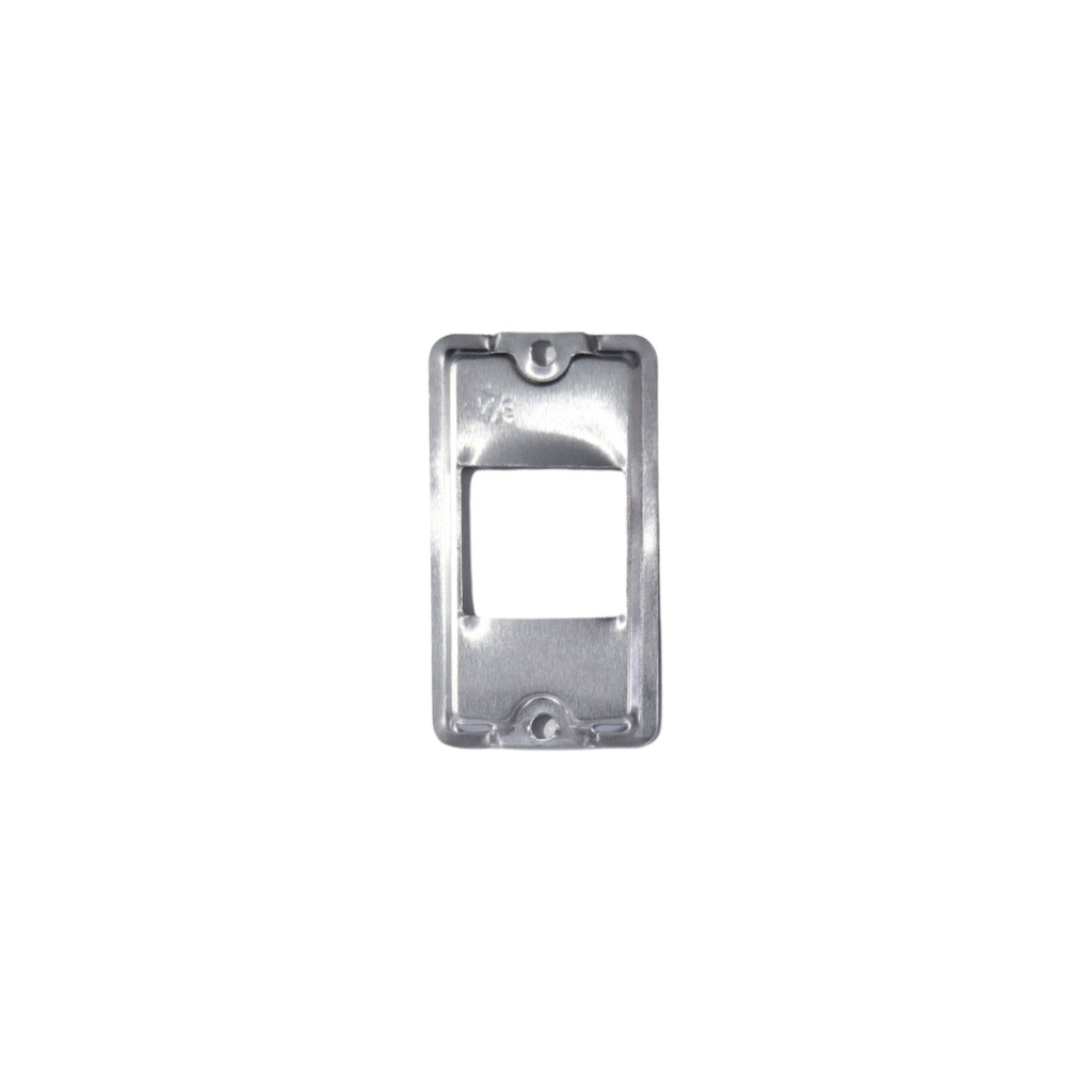 TAMPA PARA 2 INTERRUPTORES JUNTOS 3/4'' GALVANIZADA - WALE