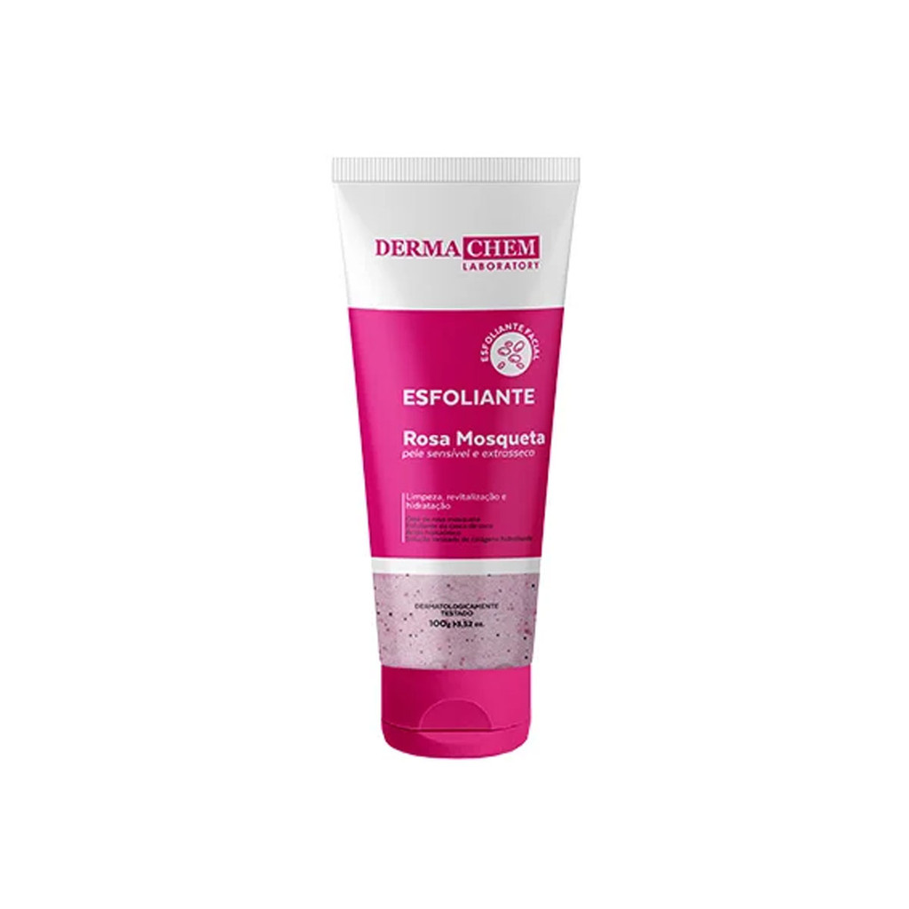 Gel Esfoliante Dermachem Rosa Mosqueta 100g em Oferta na Shopee