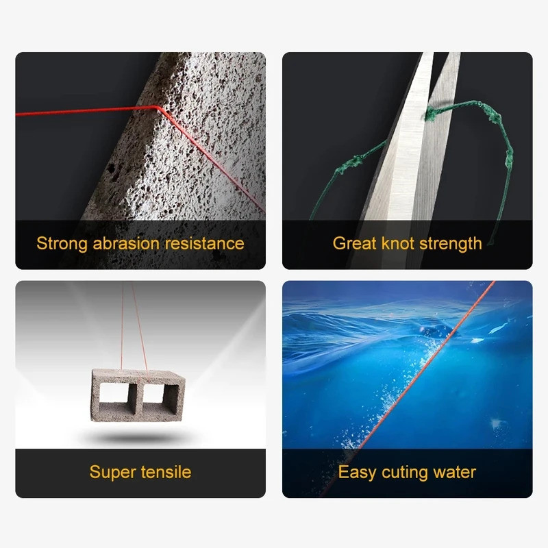 Detalhes do HLUR Linha De Pesca De Carpa 300M 500M 1000M 100M 4 Fios Trançados Japão Multifilament PE Fio Super Forte Durável Suave Tackle