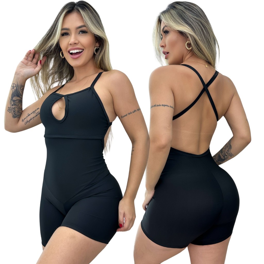 macacão hidroginastica macaquinho de academia hidro