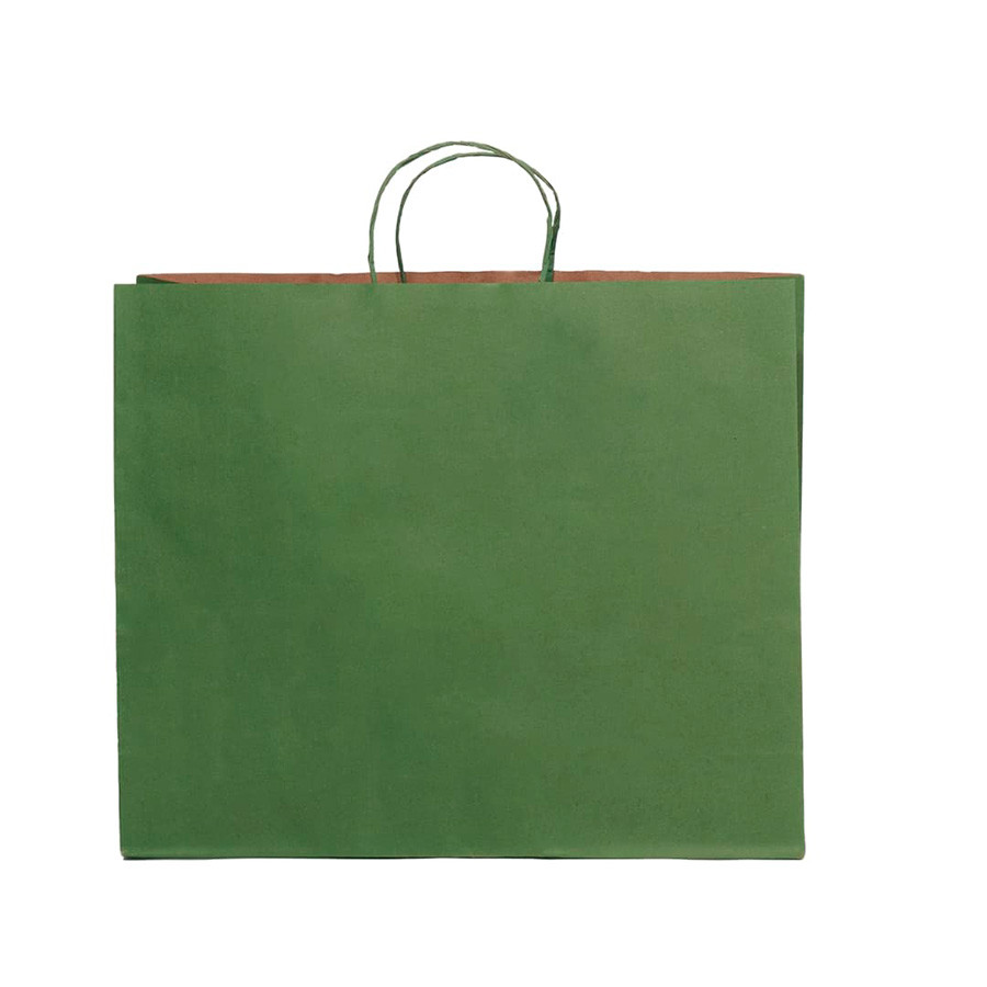 Sacola de Papel - 39,5x13,5x33cm - Verde - Ref.2491 - 10 unidades - WMA - Rizzo em Oferta na Shopee