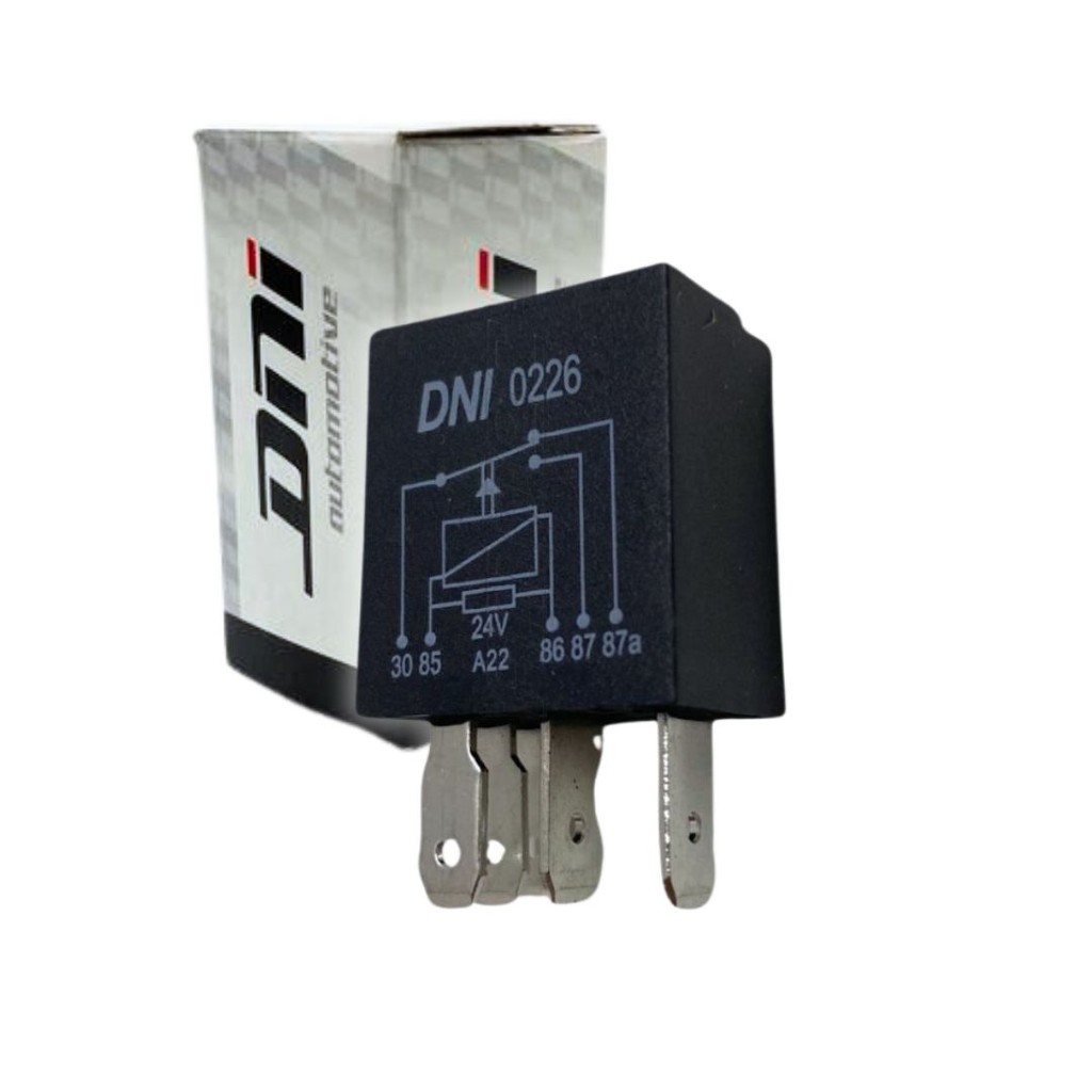 Mini Rele Auxiliar Reversor 40/30a 24V 5 Terminais Para Caminhão DNI 0226 em Oferta na Shopee