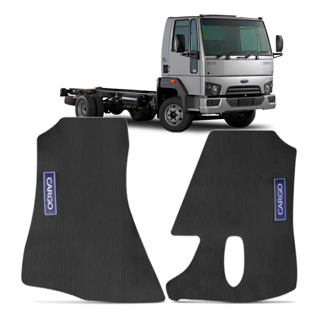 Tapete Caminhão 2 Peças específico Ford Cargo 816  - 1985 1986 ... 2016 2017 Carpete