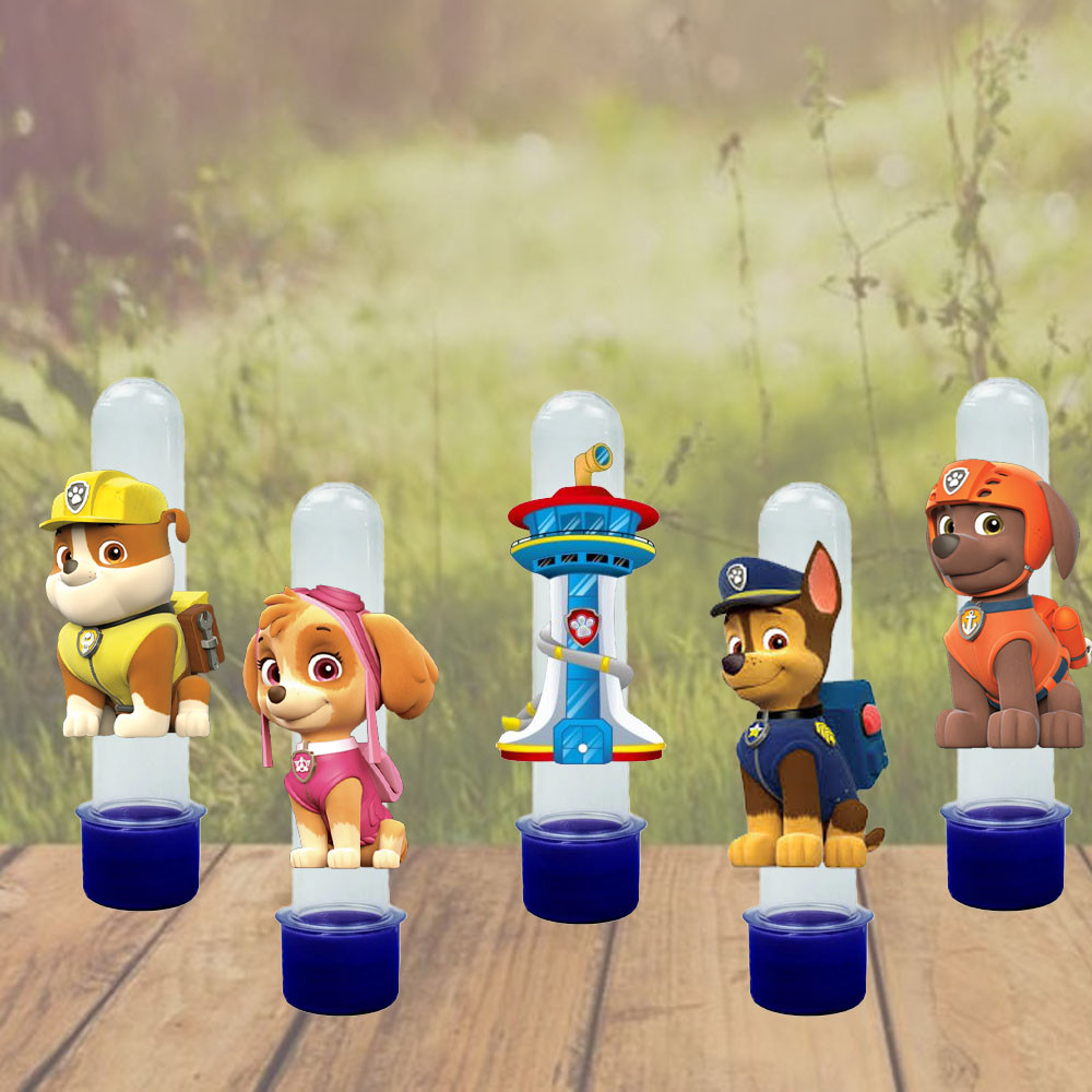 Kit com 10, 20 ou 30 Tubetes Personalizado Para aniversário Patrulha Canina em Oferta na Shopee