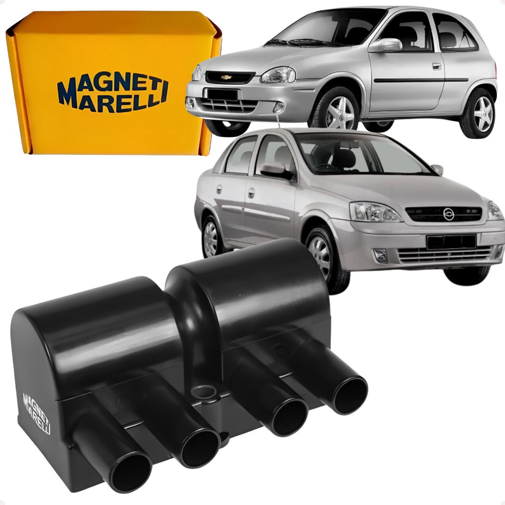Bobina Ignição Magneti Mareli Corsa 1998 À 2004 1.0 8v
