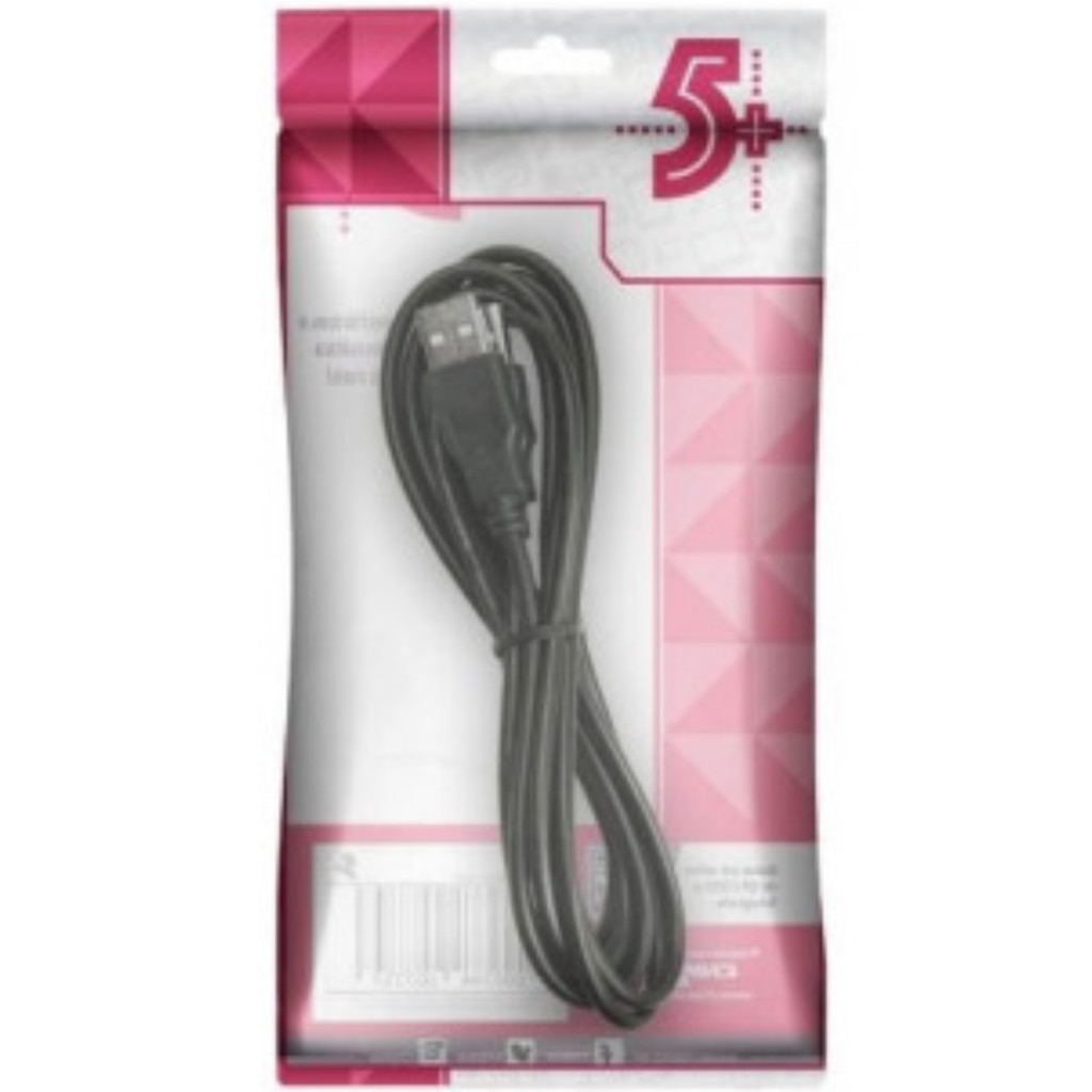 CABO USB 2.0 - USB A MACHO + USB A MACHO 2.0 - 1.80M - PRETO