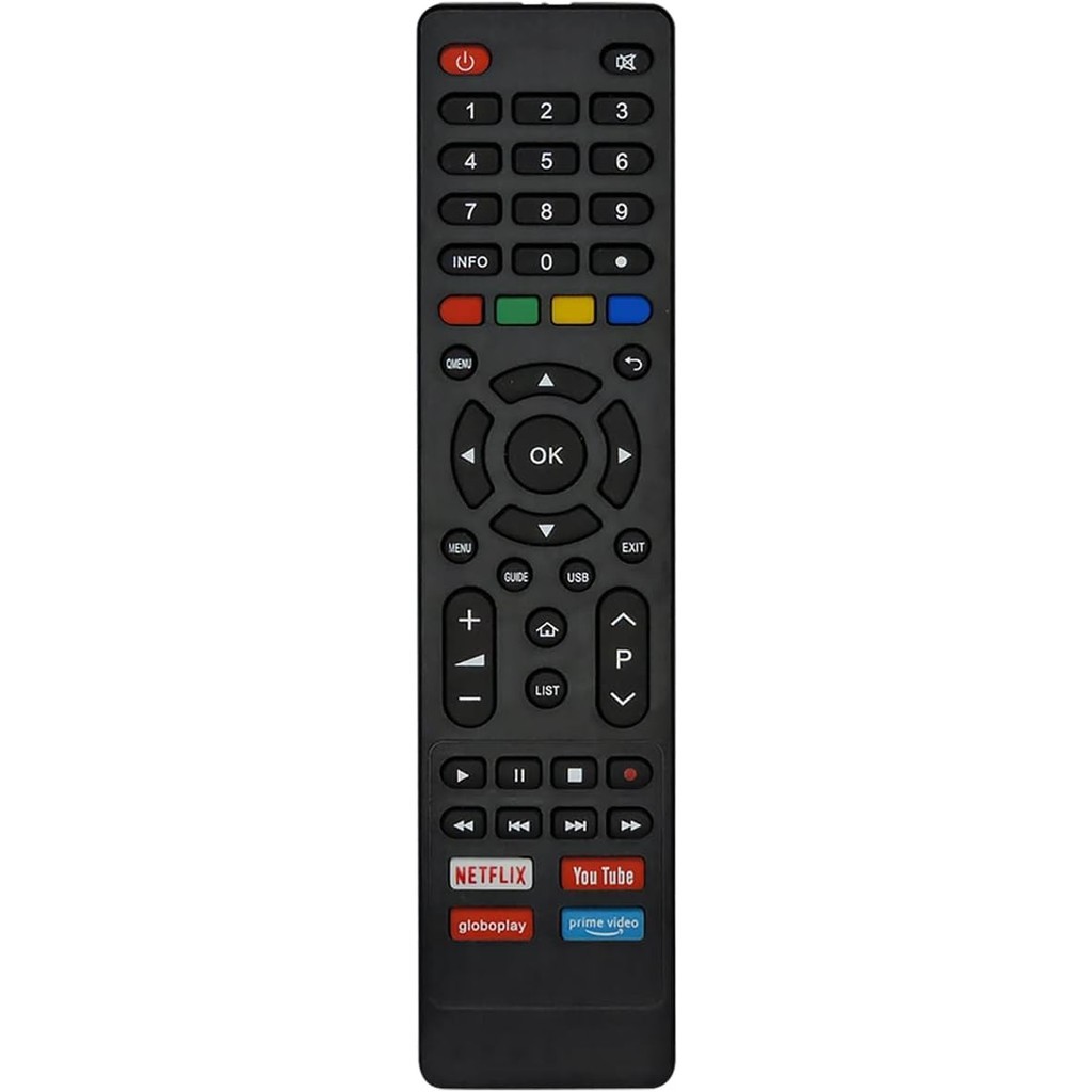 Controle Remoto Smart Tv Philco 4k Tecla Netflix Prime Vídeo