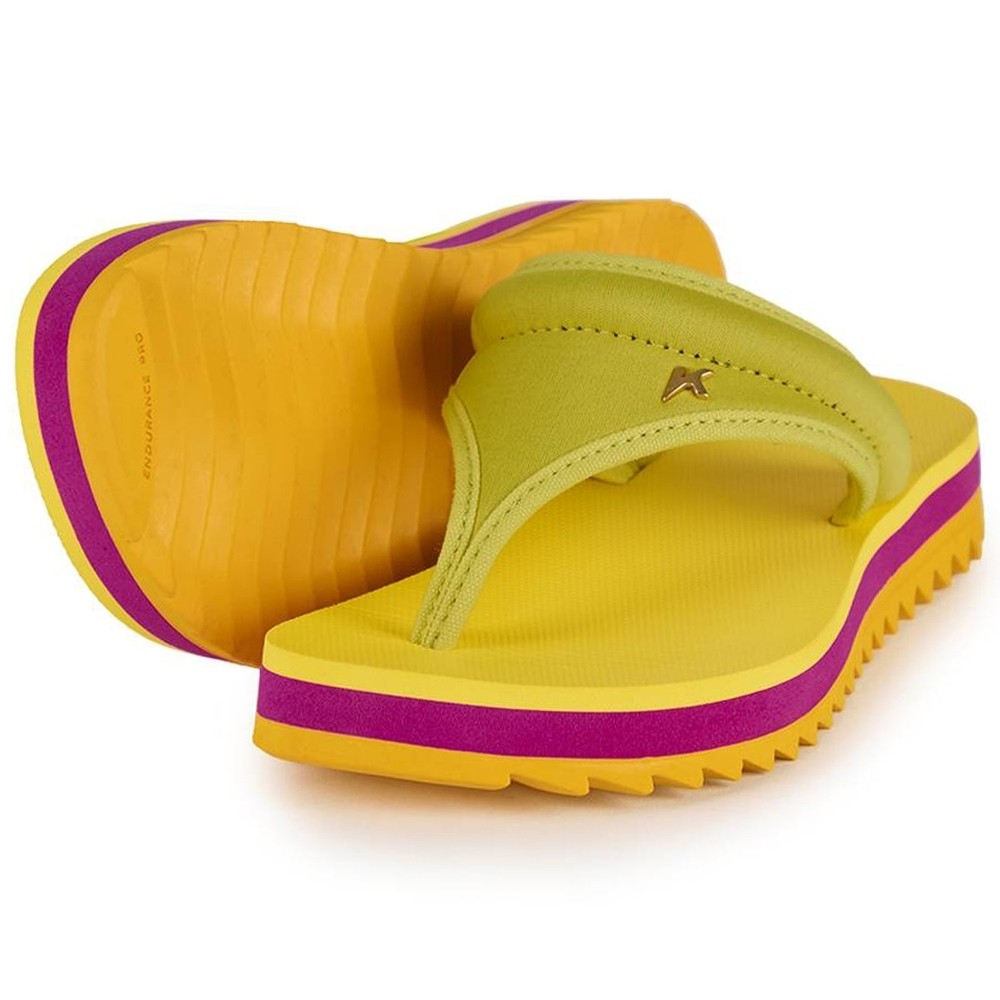 Chinelo Kenner Kyra From Rio Anitta Feminino - Amarelo