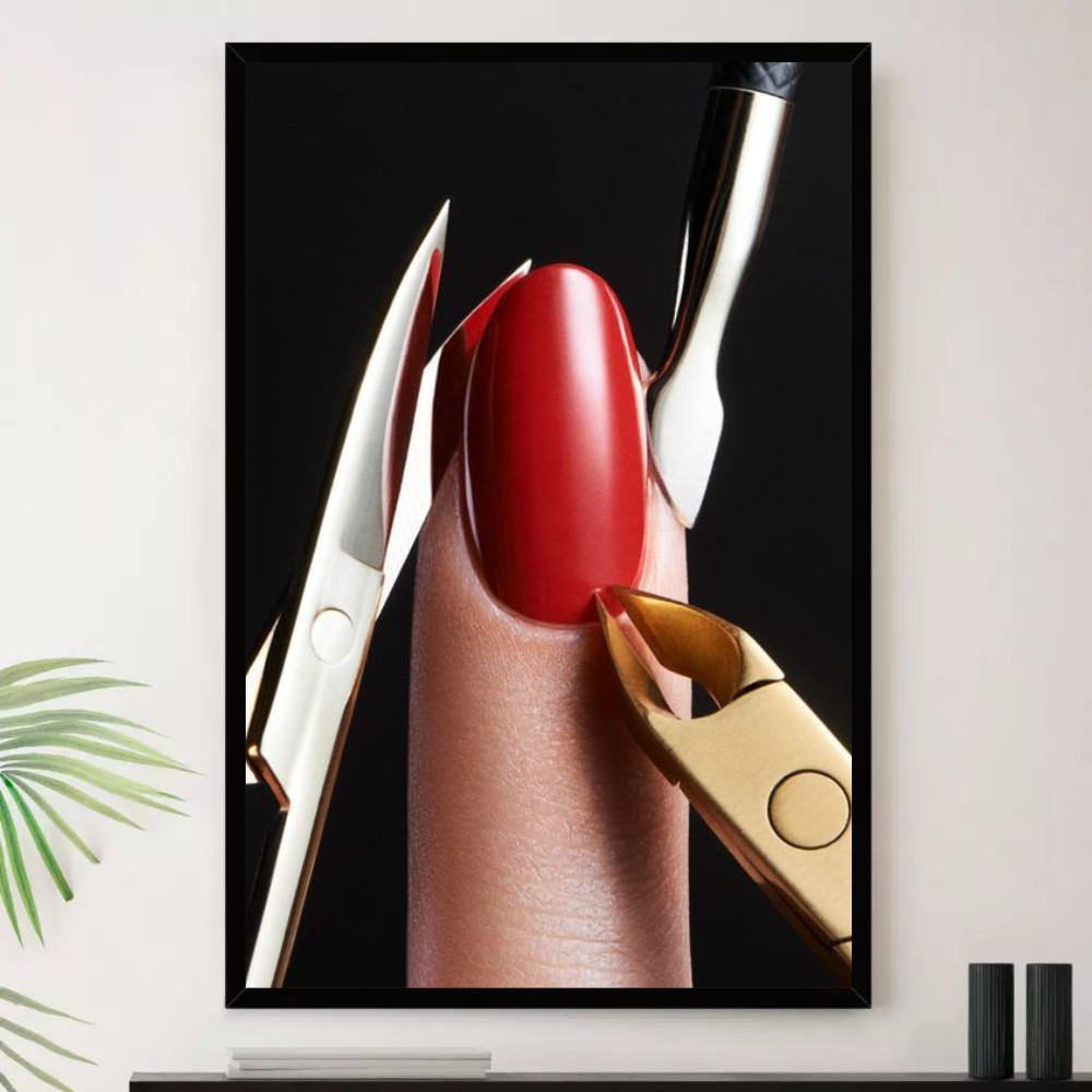 Quadro Nail Designer Manicure Decorativo A4 23x33cm