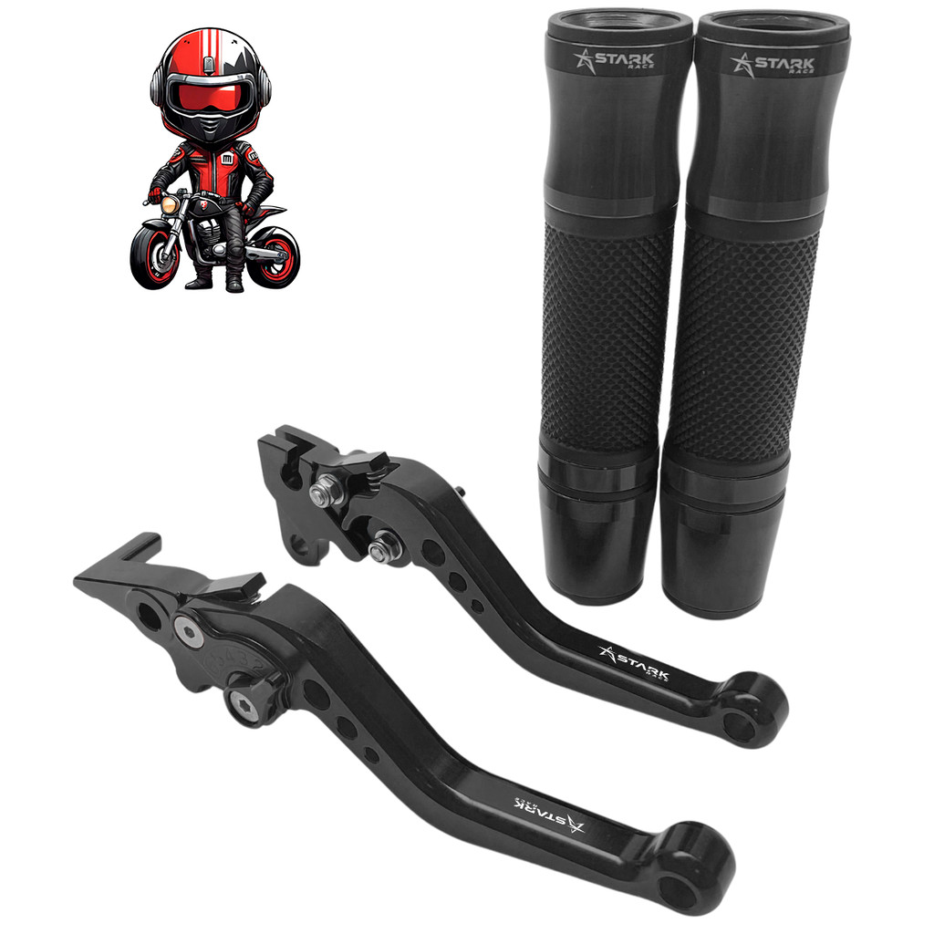 Kit Manete Manopla Esportivo Cb300r Cbx 200 Strada Twister