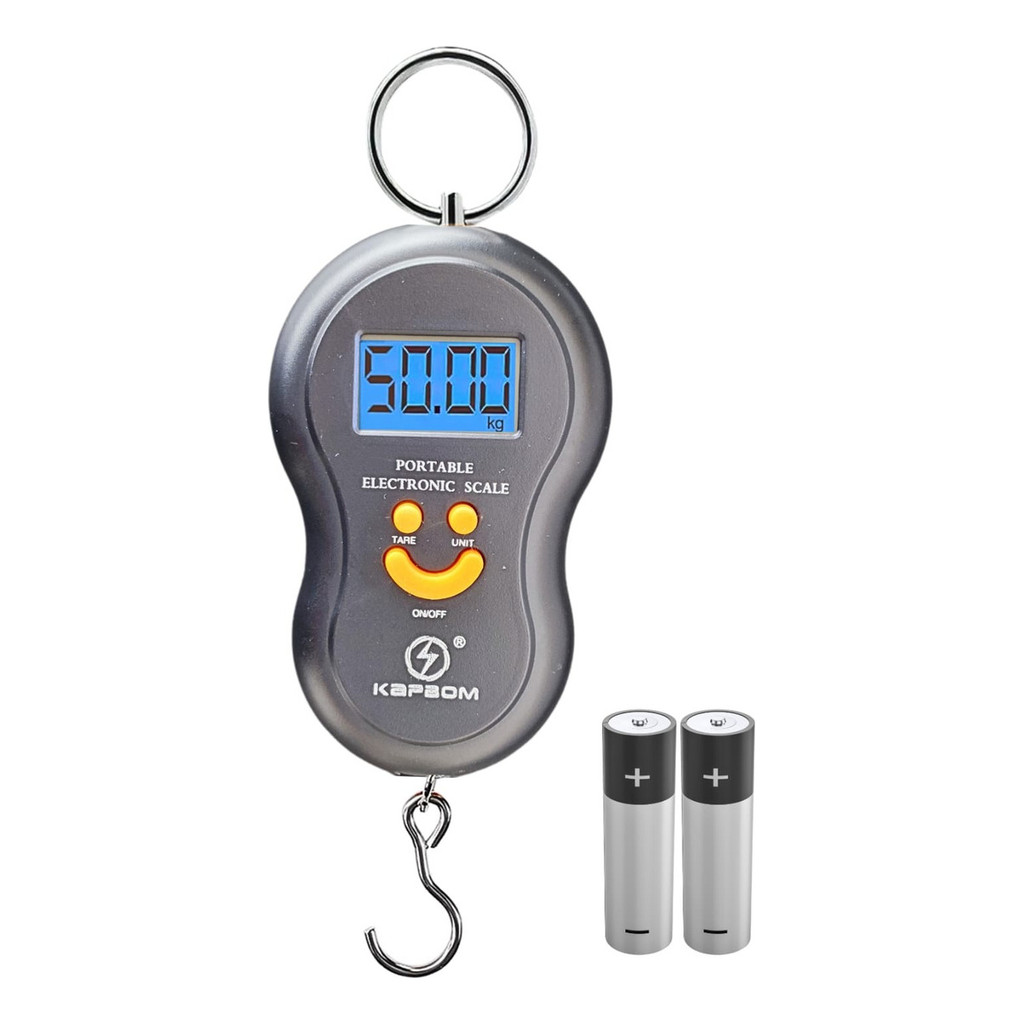 Balança De Pesca Digital 50kg De Mão Para Mala Bagagem e Variedades