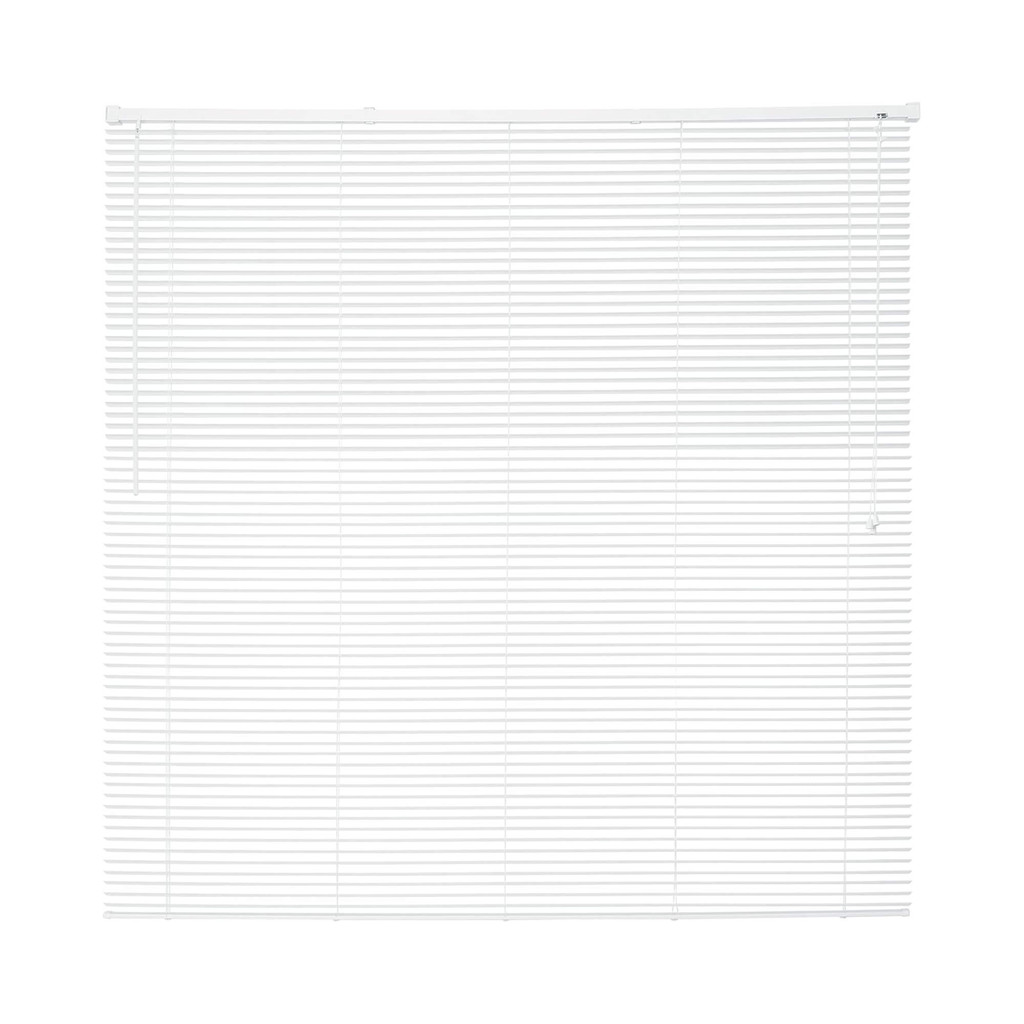 Persiana Horizontal PVC 25mm 120x130cm Branca para Janela Conthey Evolux - D148033A