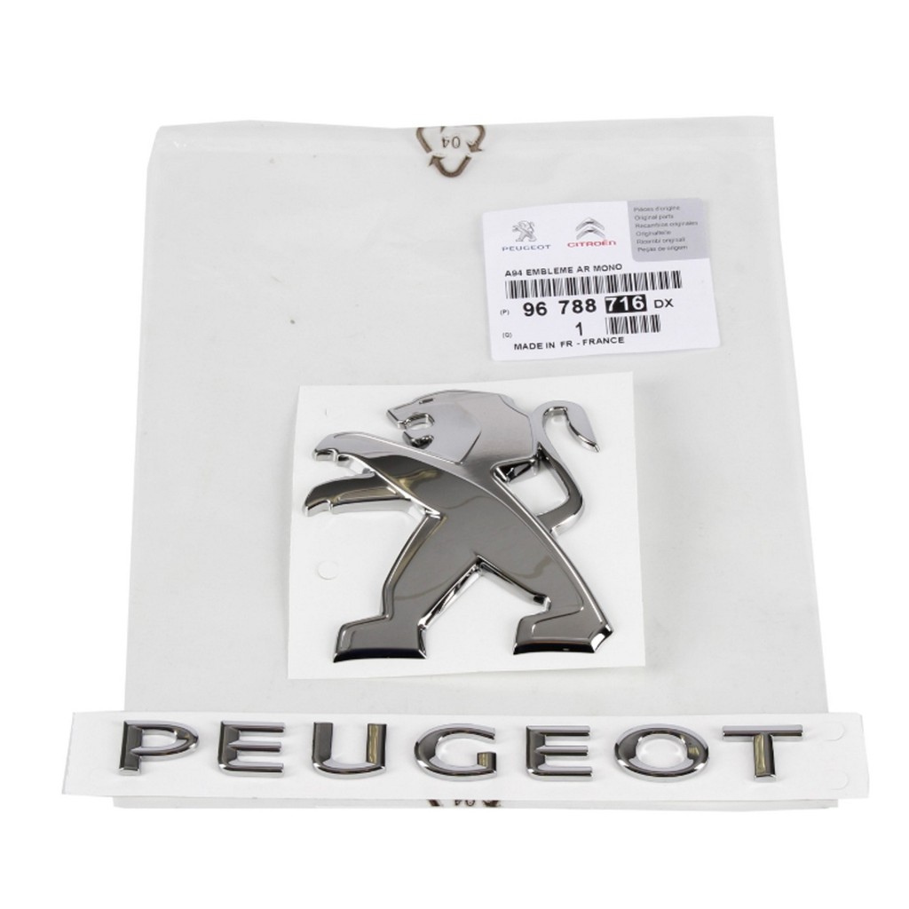 Emblema tampa traseira Peugeot 2008 2015 a 2024