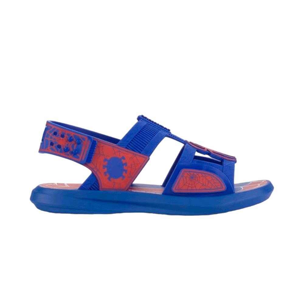 SANDÁLIA INFANTIL MASCULINA HOMEM ARANHA COM BUGGY GRENDENE REF:22940 25/33
