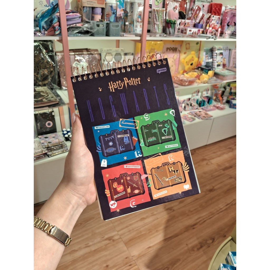 Bloco de Anotações Espiral Alto Harry Potter 80 Fls - Jandaia