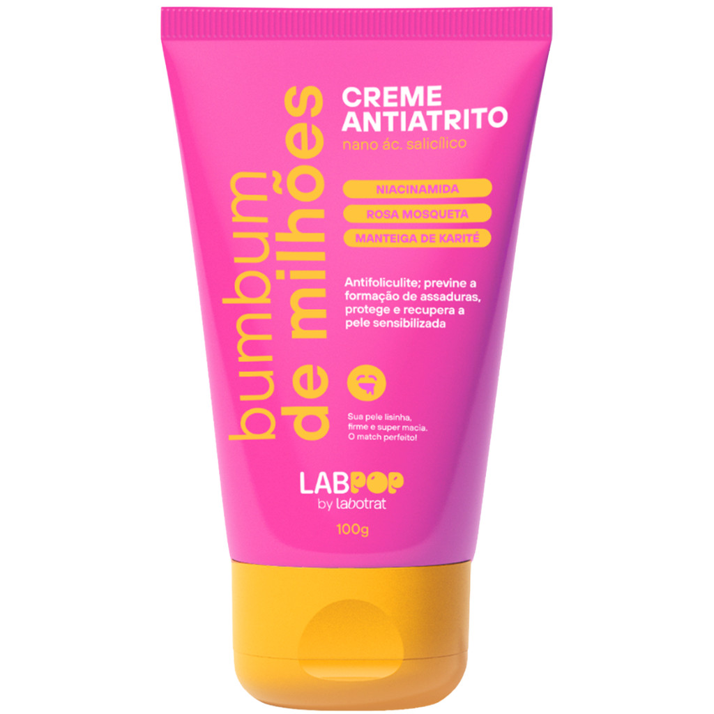 Creme Antiatrito E Foliculite Bumbum De Milhões Labotrat Niacinamida E Rosa Mosqueta 100g em Oferta na Shopee