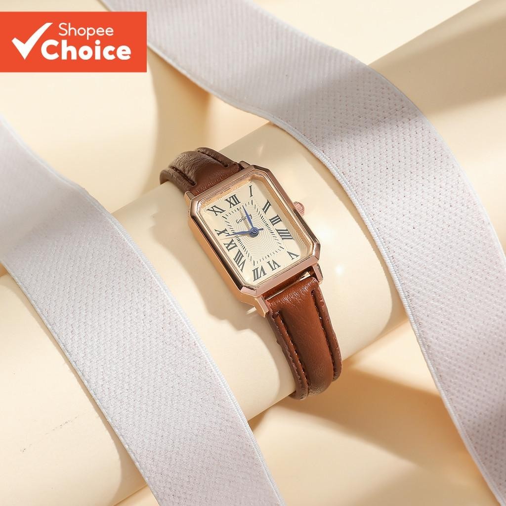 Novo Relógio Feminino Romano Nicho Simples Versão Coreana All-Match Requintado High-End