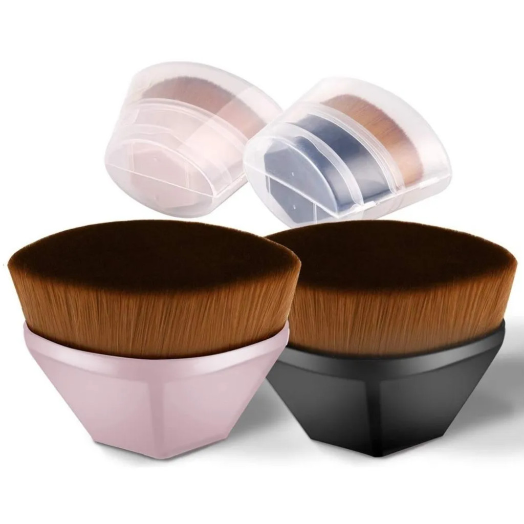 Atacado Kit C/6 Pincel Magico Hexagonal Maquiagem Base Brush Make em Oferta na Shopee