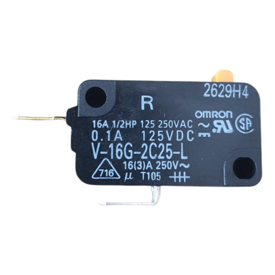 Chave Micro Switch Forno Microondas 16a 250vac 2 Terminais