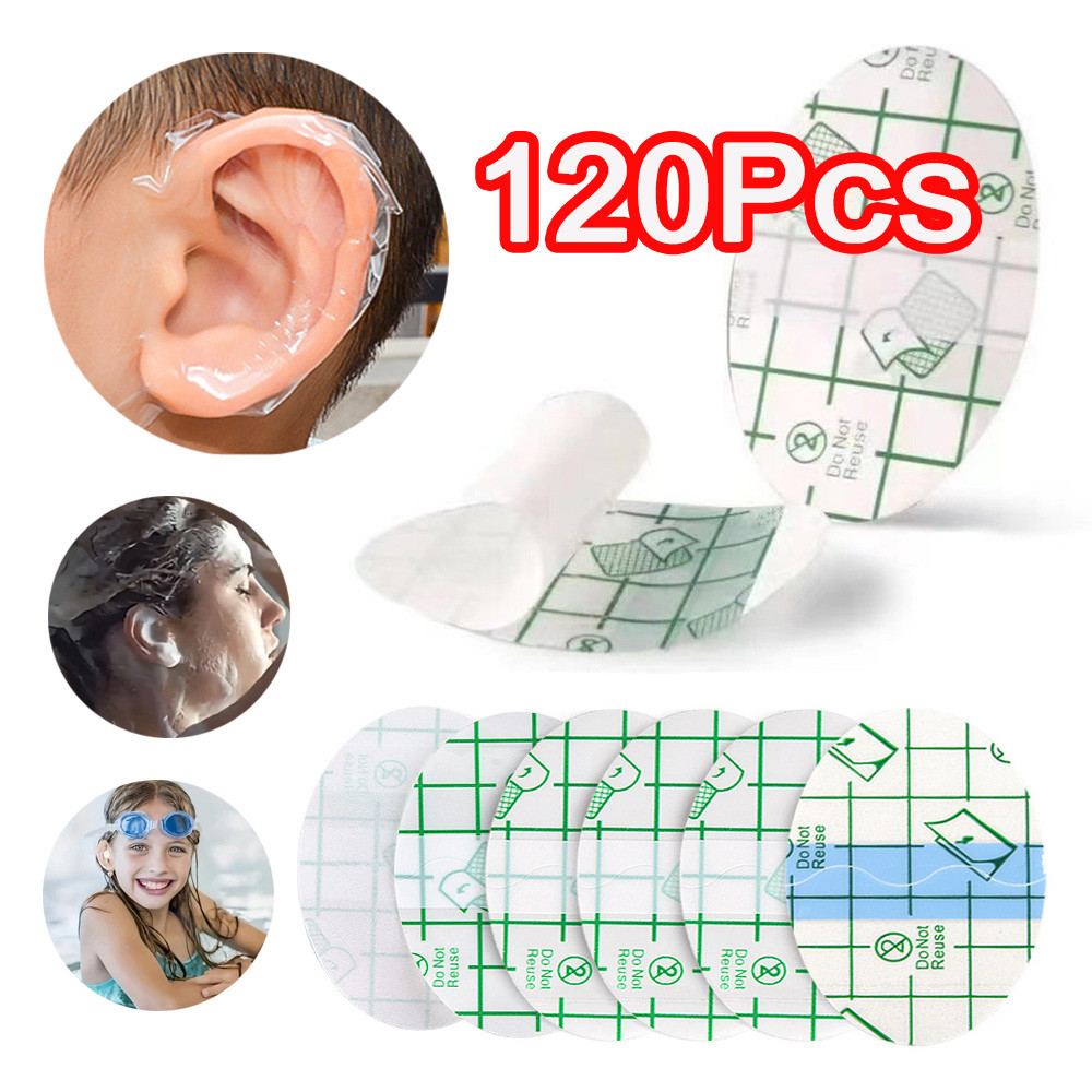 Kit 100 Protetores De Ouvido Bebê Impermeável Touca Protetor De Orelha Para Natação Infantil/Adulto