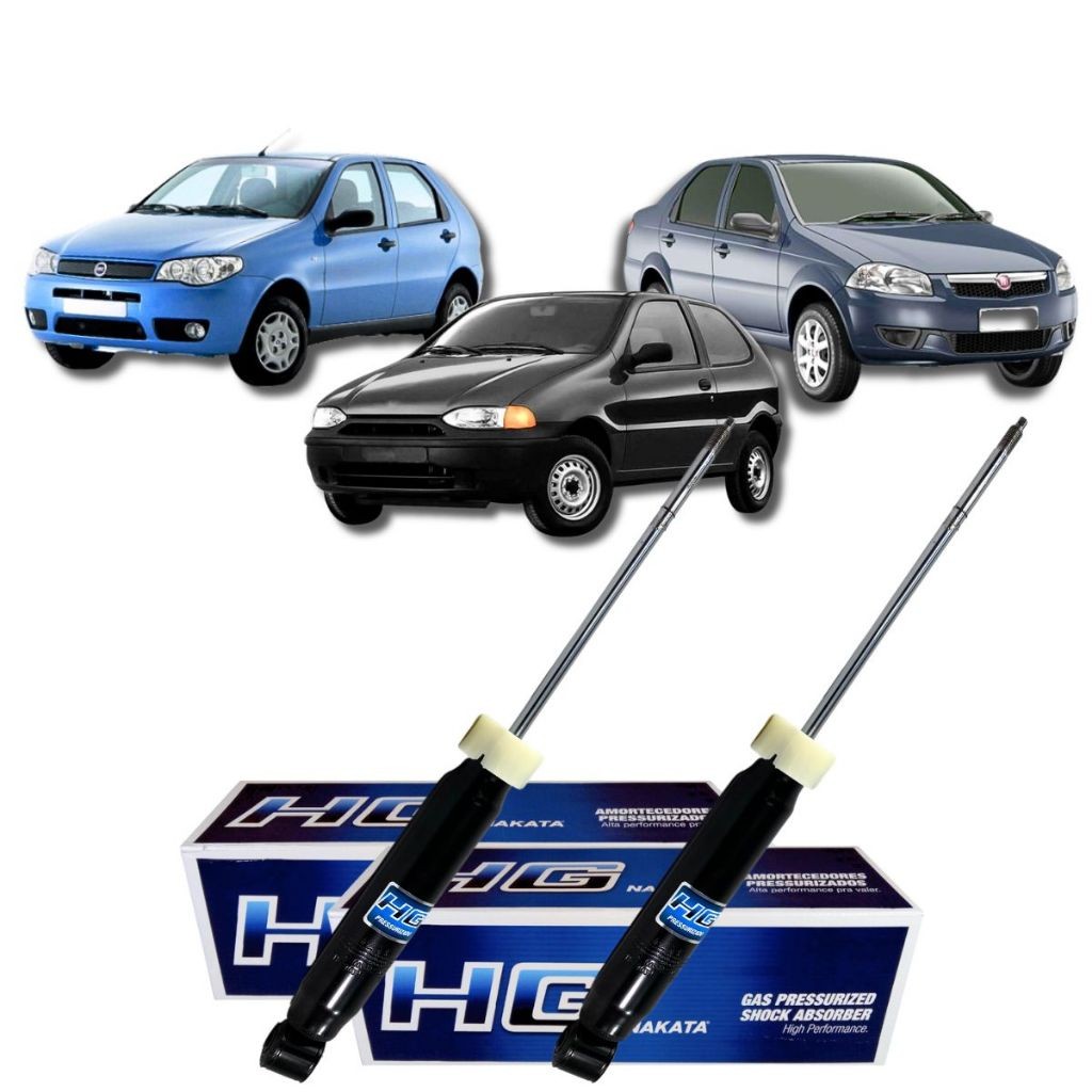 Par Amortecedor Traseiro Nakata Fiat Siena Palio em Oferta na Shopee