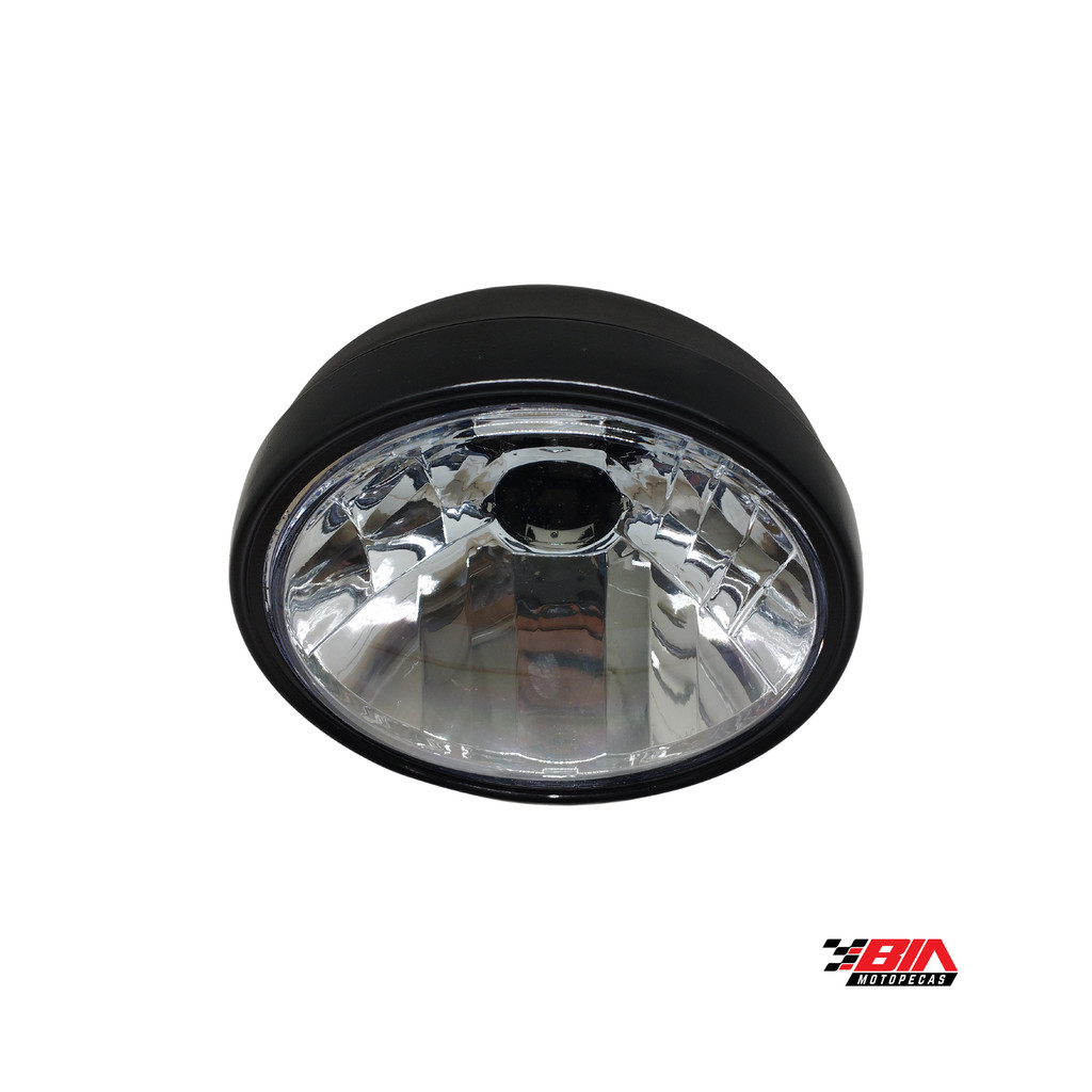 Farol Completo Ybr 125 Factor Globo Aro Preto 2009 2010 2011 2012 2013 2014 2015 2016 — imagem 2 de 2