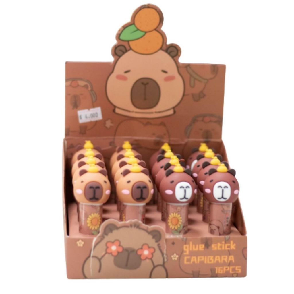 COLA BASTÃO CAPIVARA / PAPAELARIA FOFA KAWAII em Oferta na Shopee