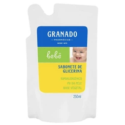 Refil Sabonete Líquido Granado Bebê Glicerina Tradicional 250ml