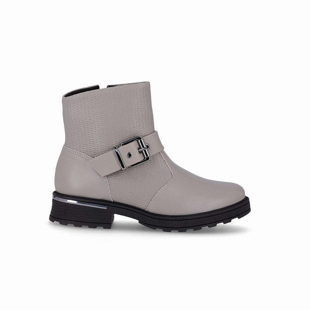 PICCADILLY MAXI - Bota Gisa Cano Curto Anabela Médio Concreto - Women Shoes