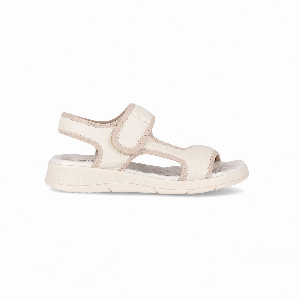 Papete Esporão Anabela Médio Off White - Women Shoes