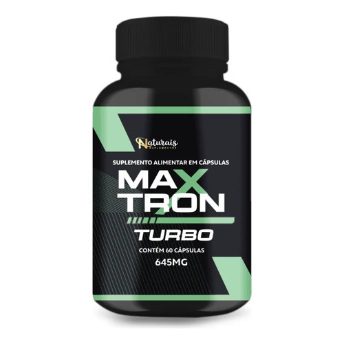 Max Tron Turbo 60 Capsulas Original - Envio Imediato