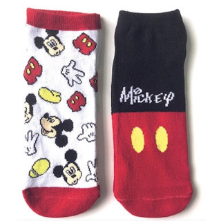 KIT COM 2 PARES DE MEIAS DISNEY CANO CURTO 34-38 UNISSEX MICKEY MOUSE